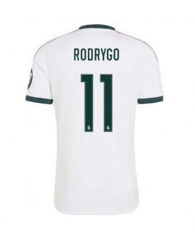 Real Madrid Rodrygo Goes #11 Maglia Gara Casa Repliche 2026-27 Maniche Corte